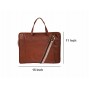 LEATHER LAPTOP BAG NDLB102-TN